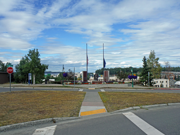 monument across the street